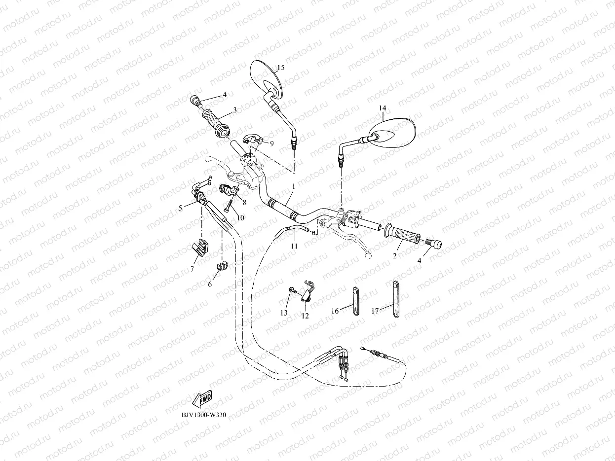 STEERING HANDLE & CABLE