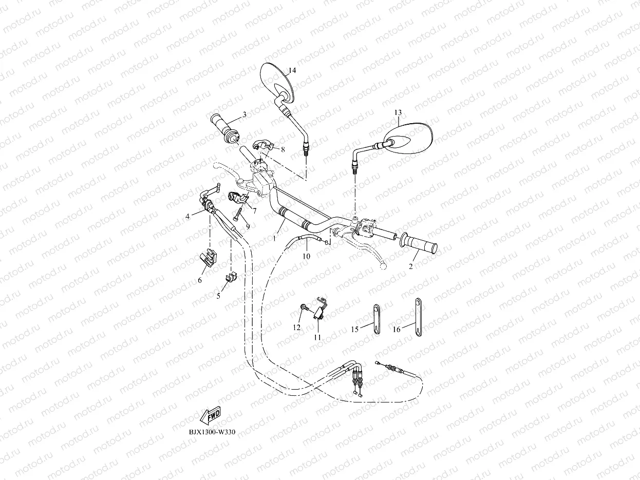 STEERING HANDLE & CABLE