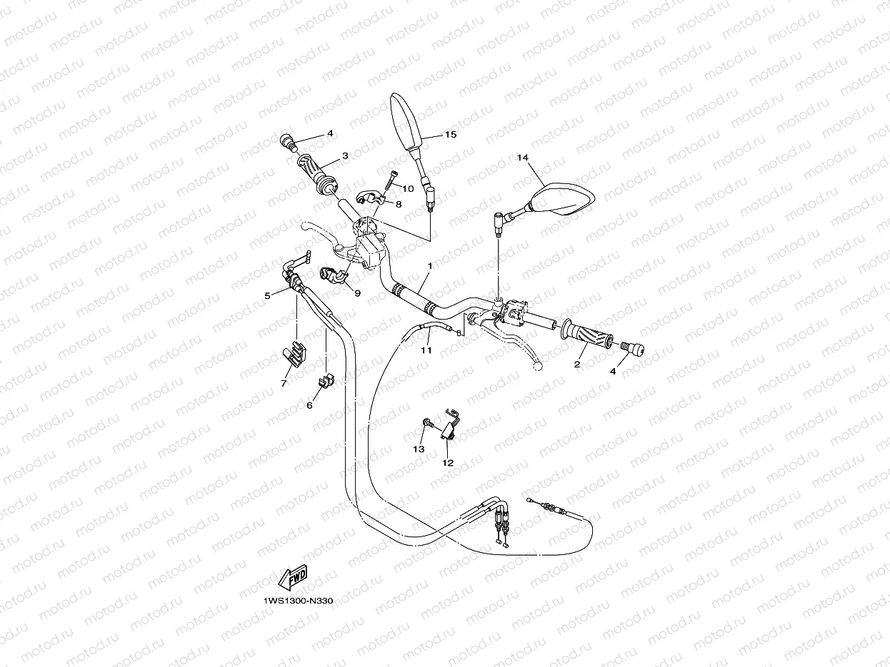 STEERING HANDLE & CABLE