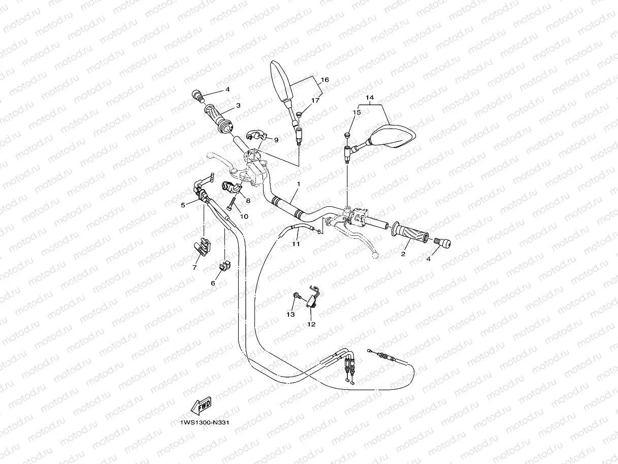 STEERING HANDLE & CABLE