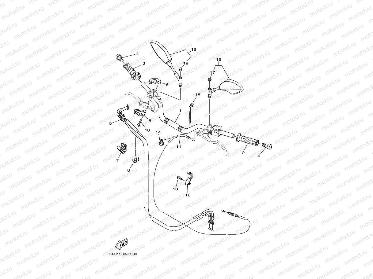 STEERING HANDLE & CABLE