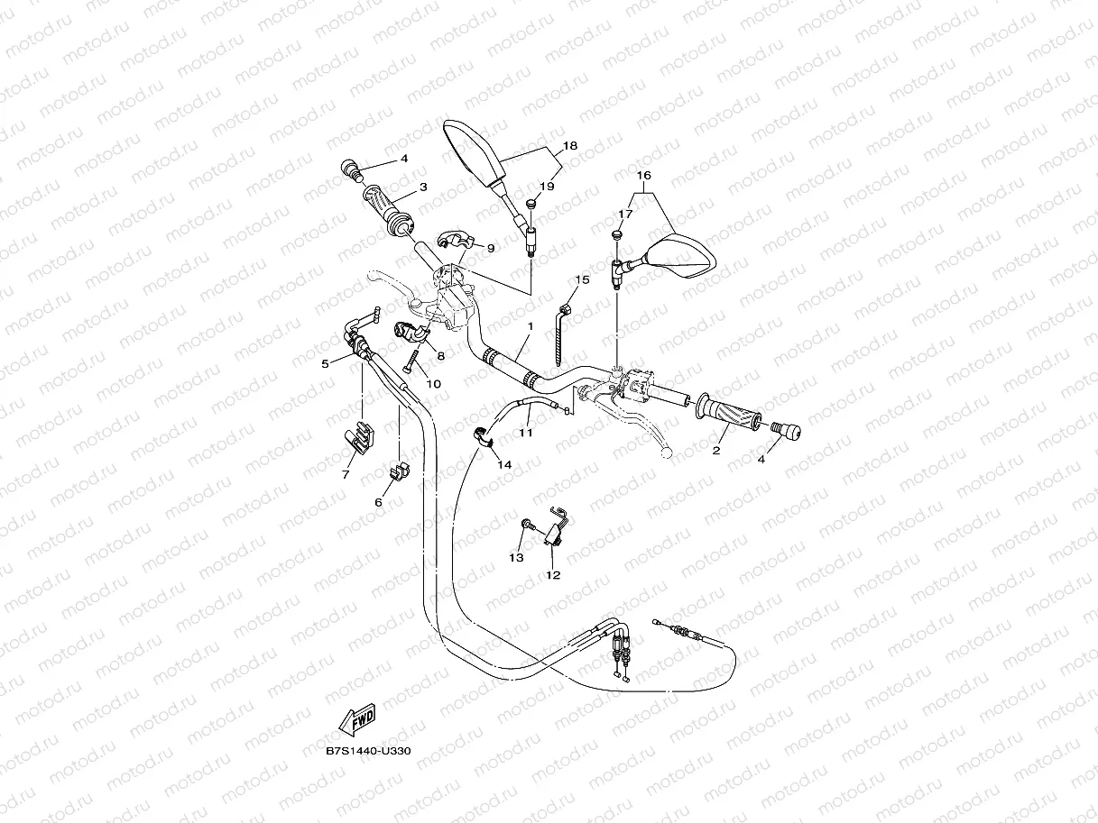 STEERING HANDLE & CABLE