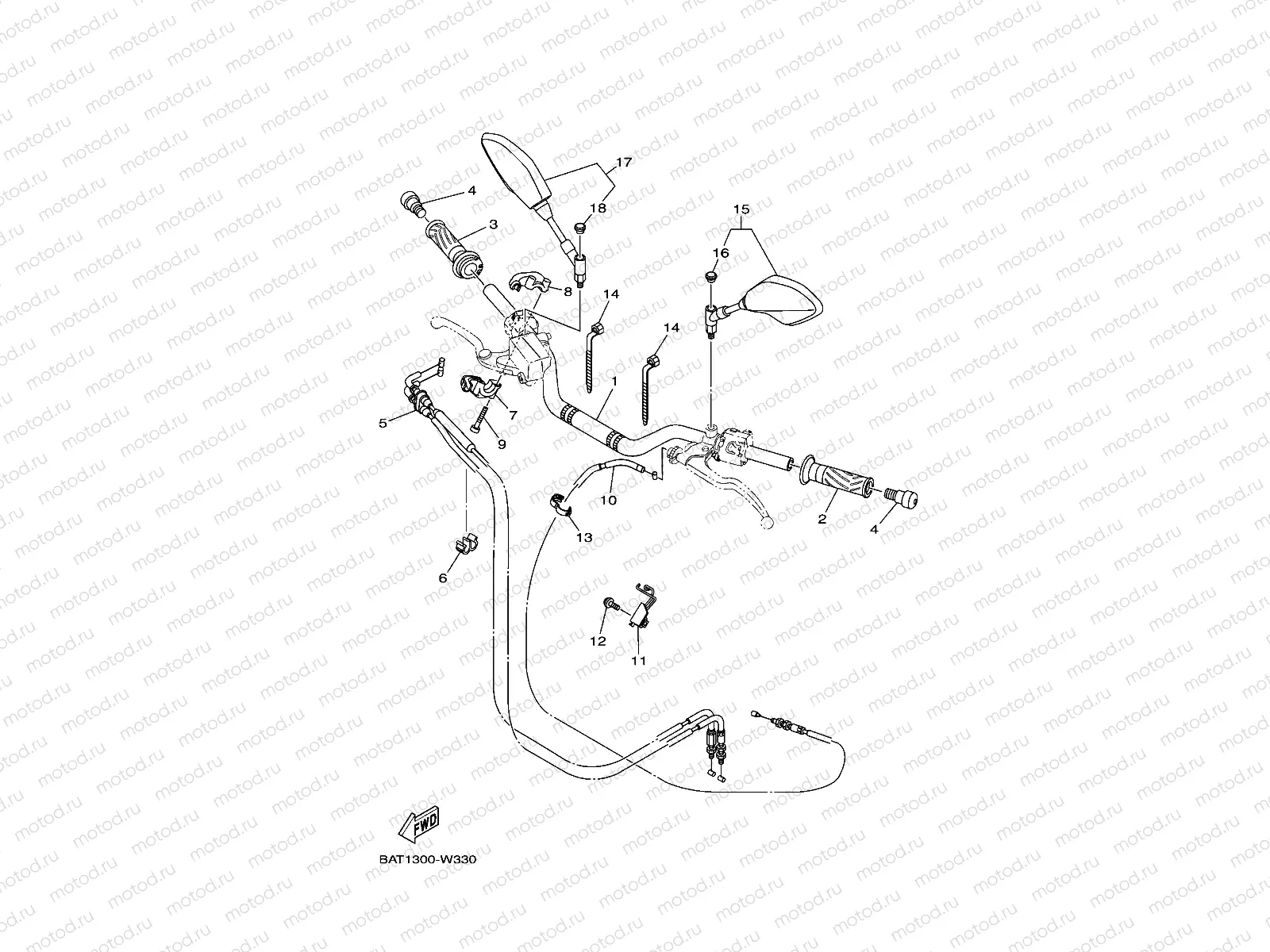 STEERING HANDLE & CABLE