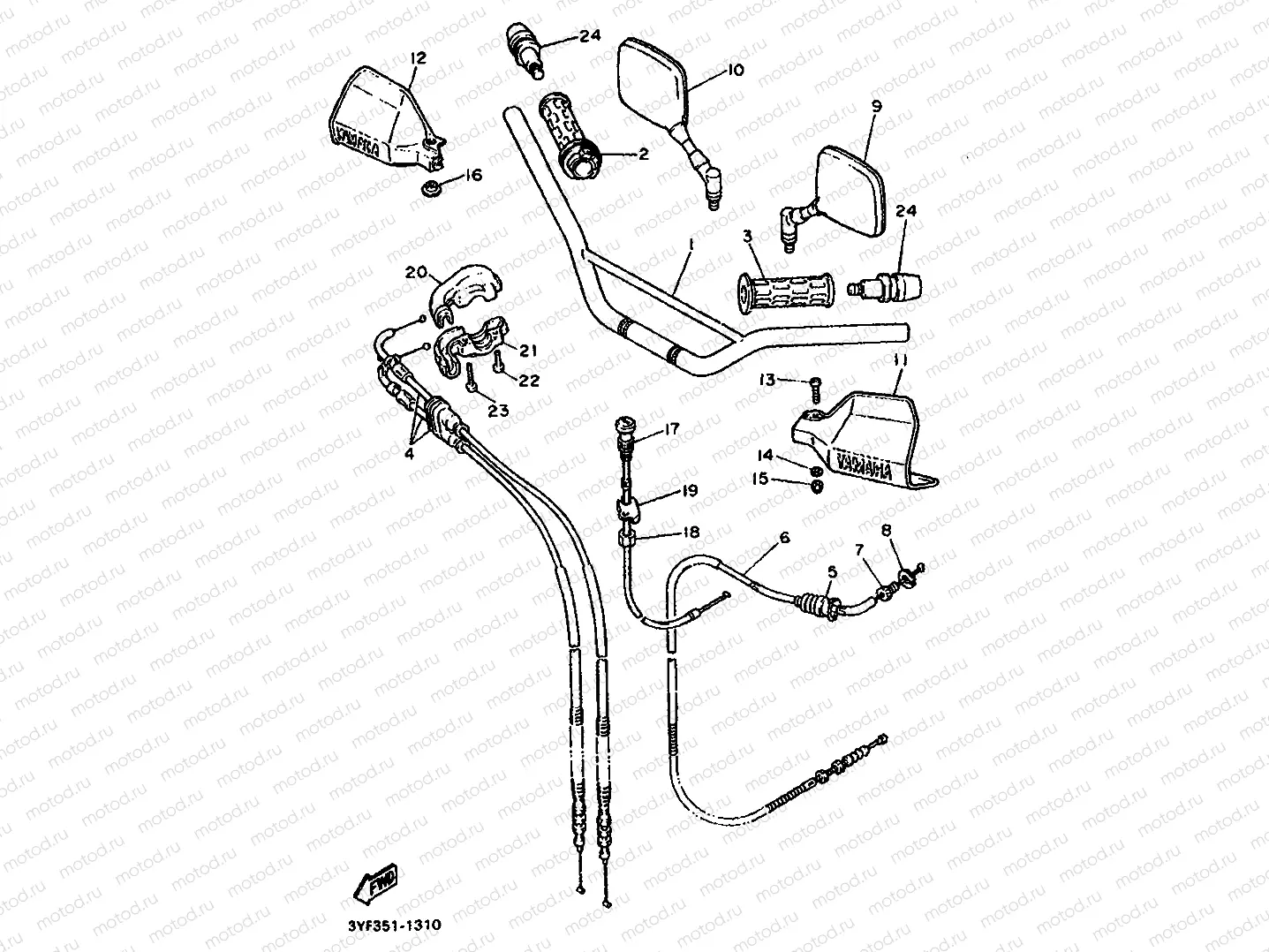 STEERING HANDLE & CABLE