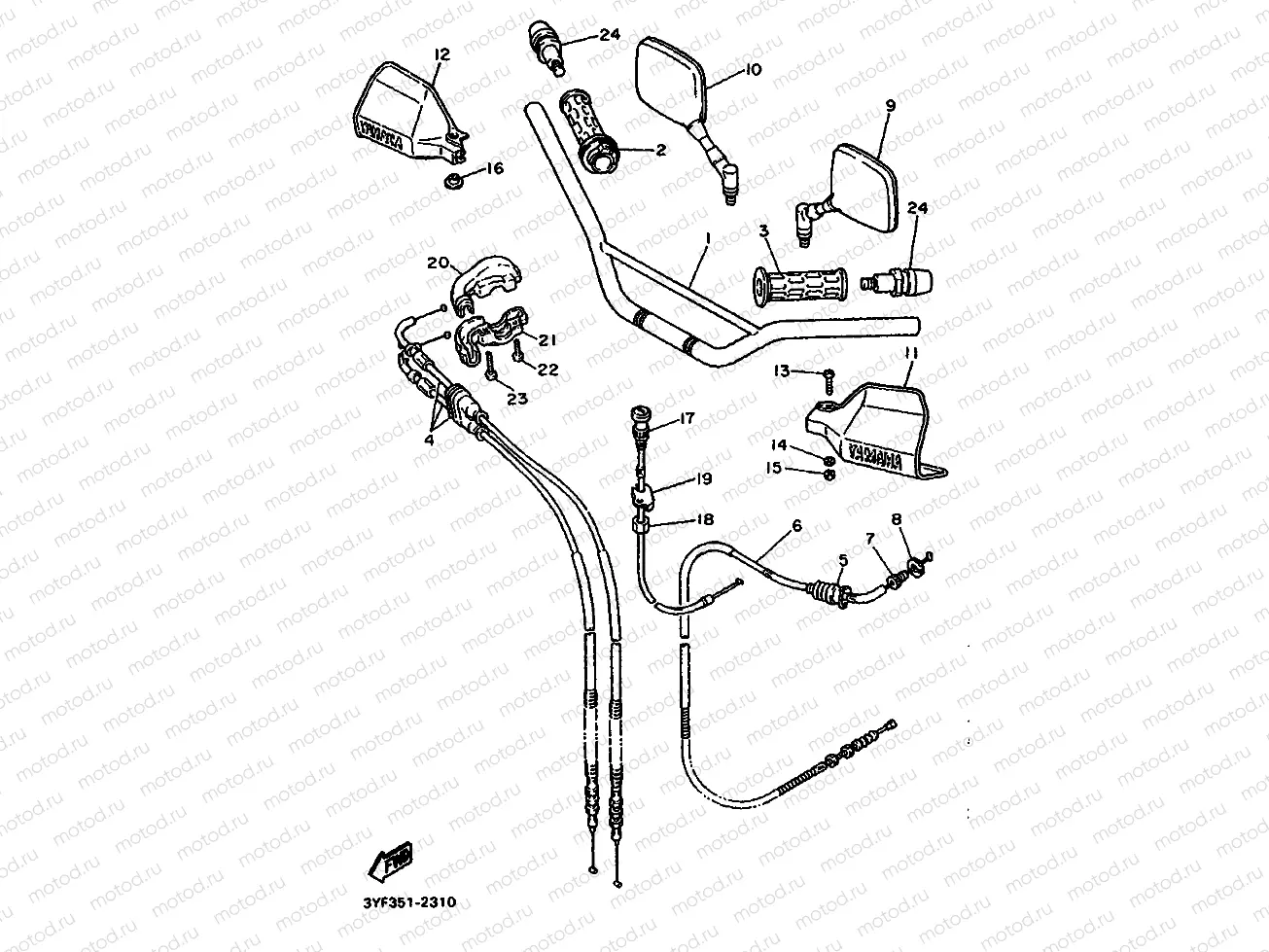STEERING HANDLE & CABLE