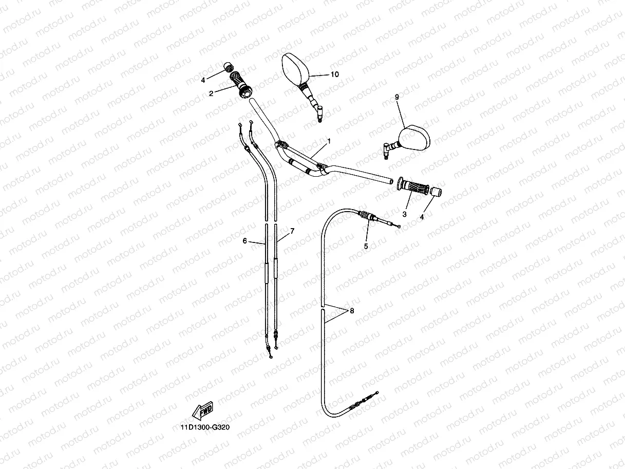 STEERING HANDLE & CABLE