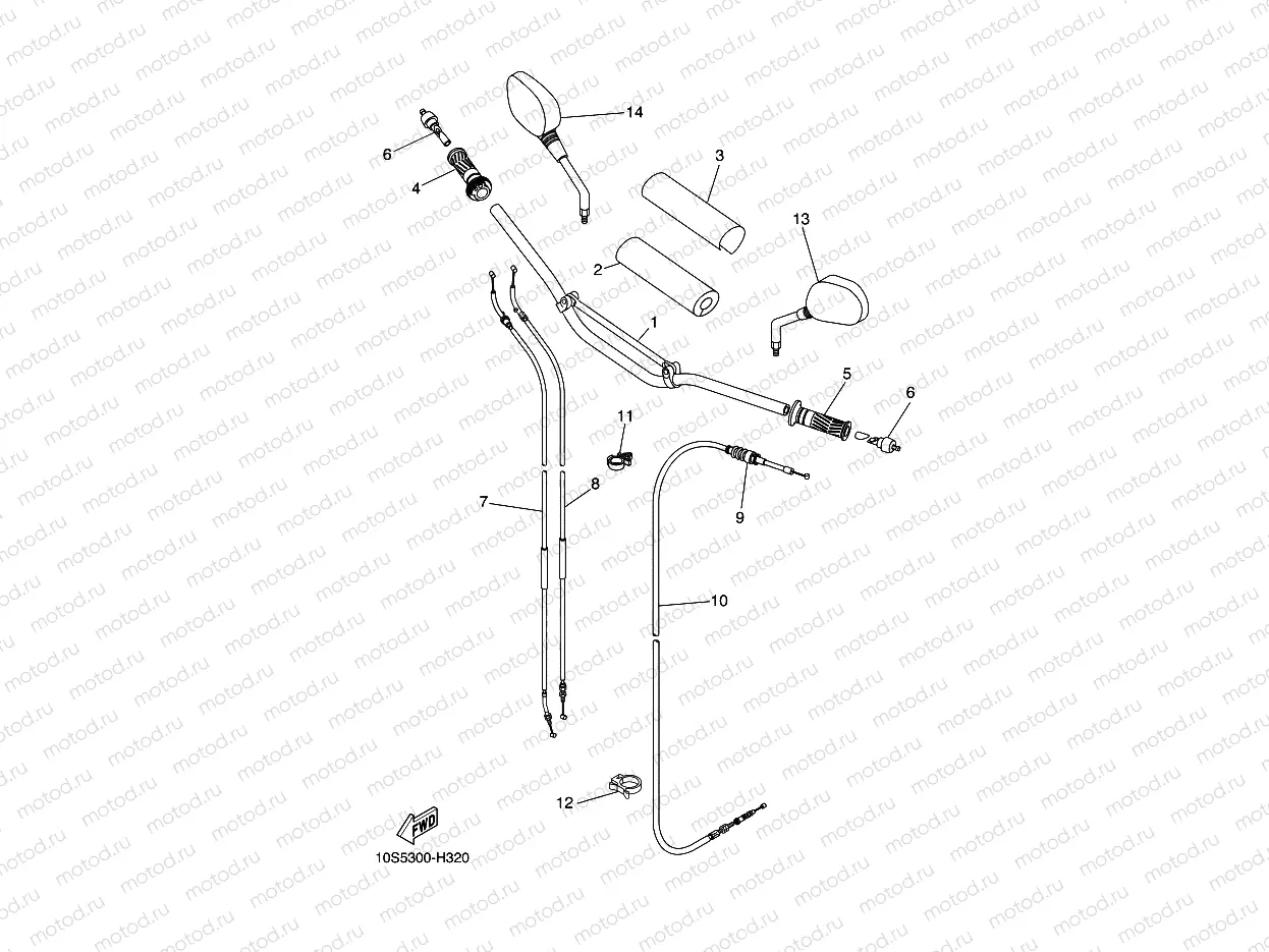 STEERING HANDLE & CABLE