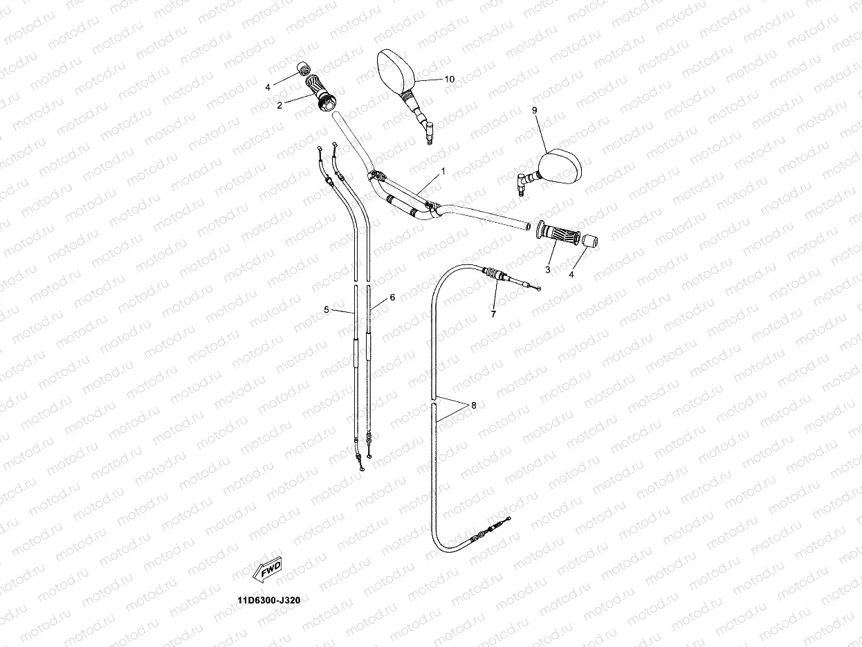 STEERING HANDLE & CABLE
