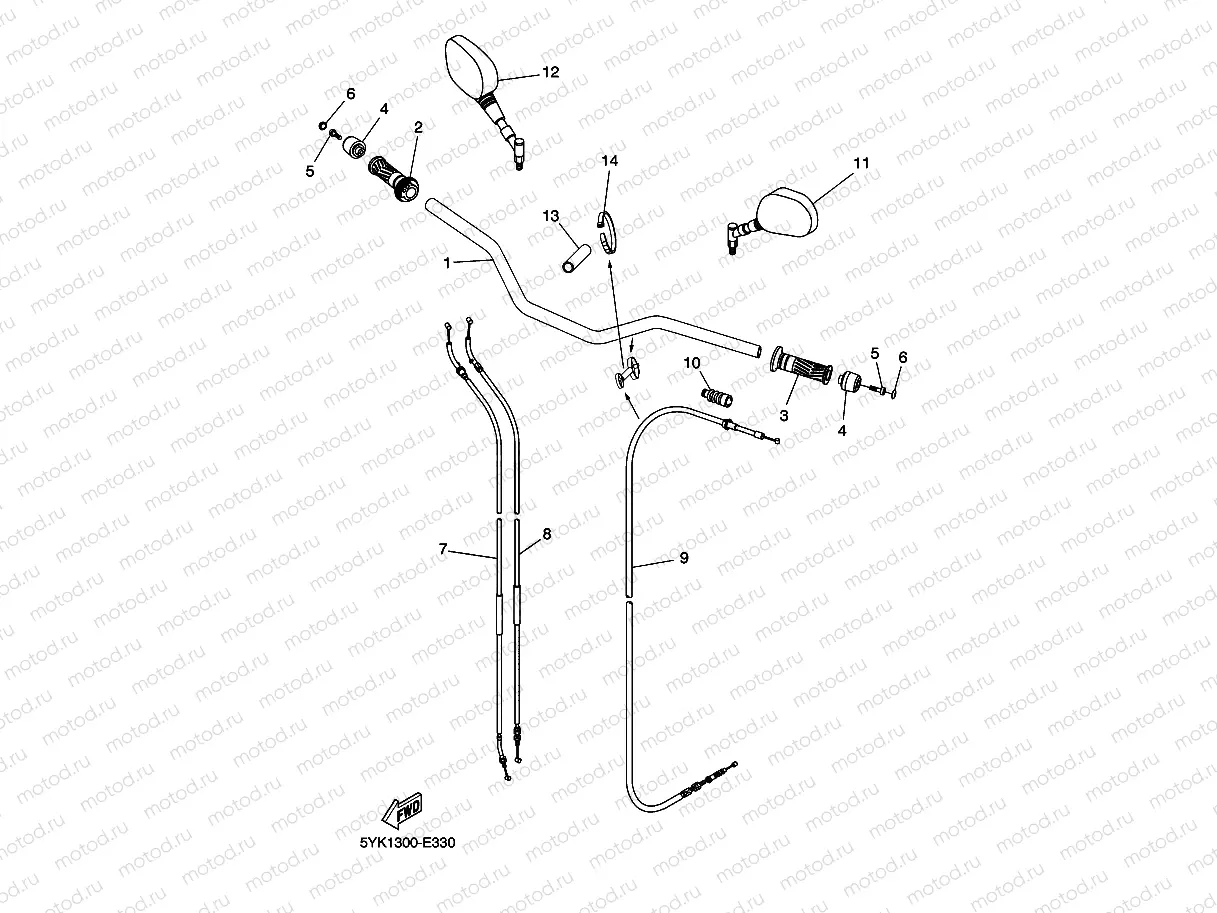 STEERING HANDLE & CABLE