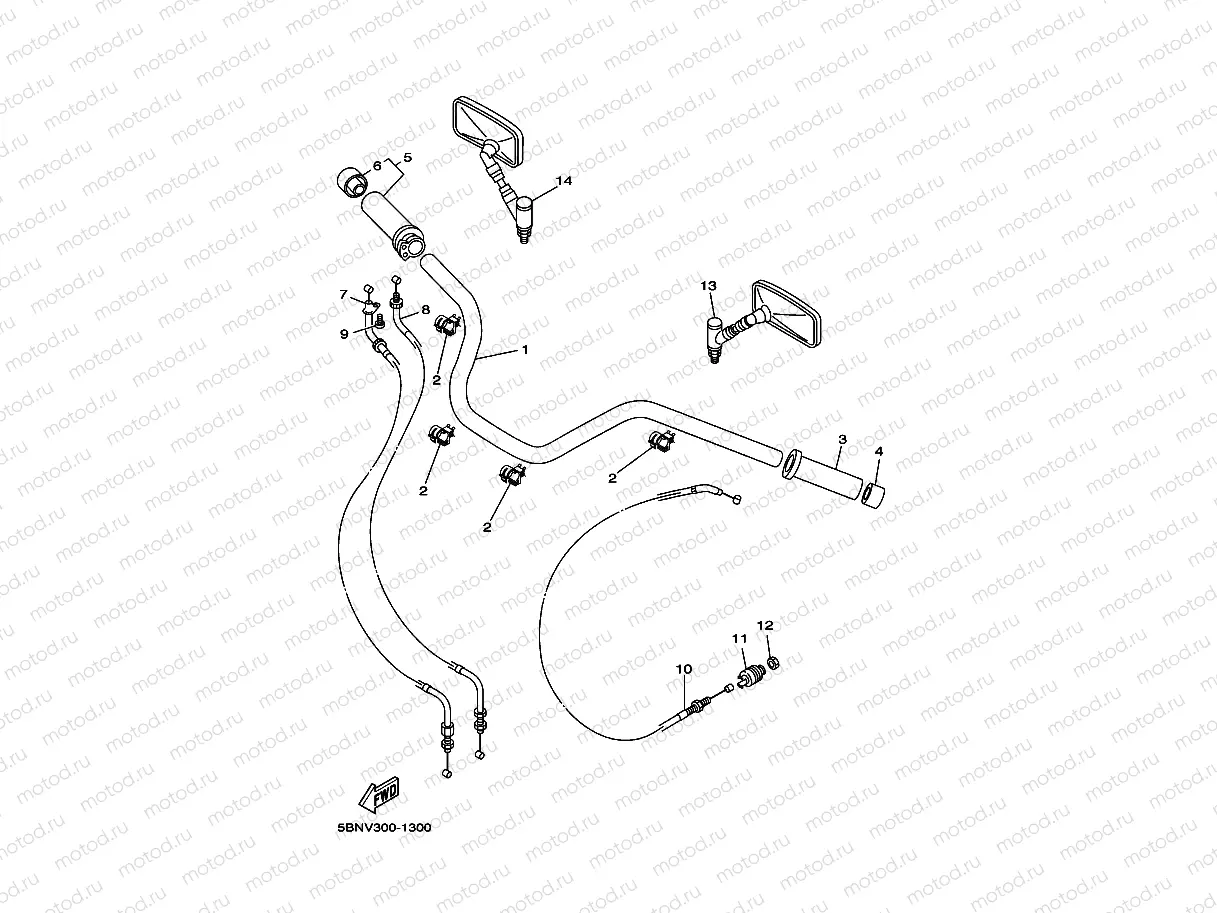 STEERING HANDLE & CABLE