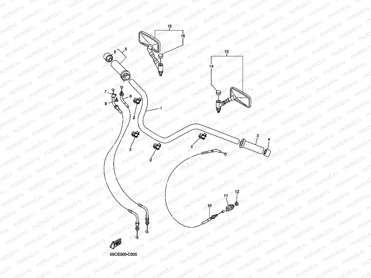 STEERING HANDLE & CABLE