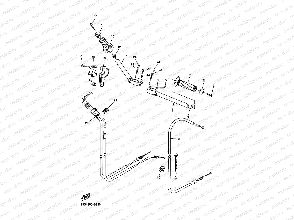 STEERING HANDLE & CABLE