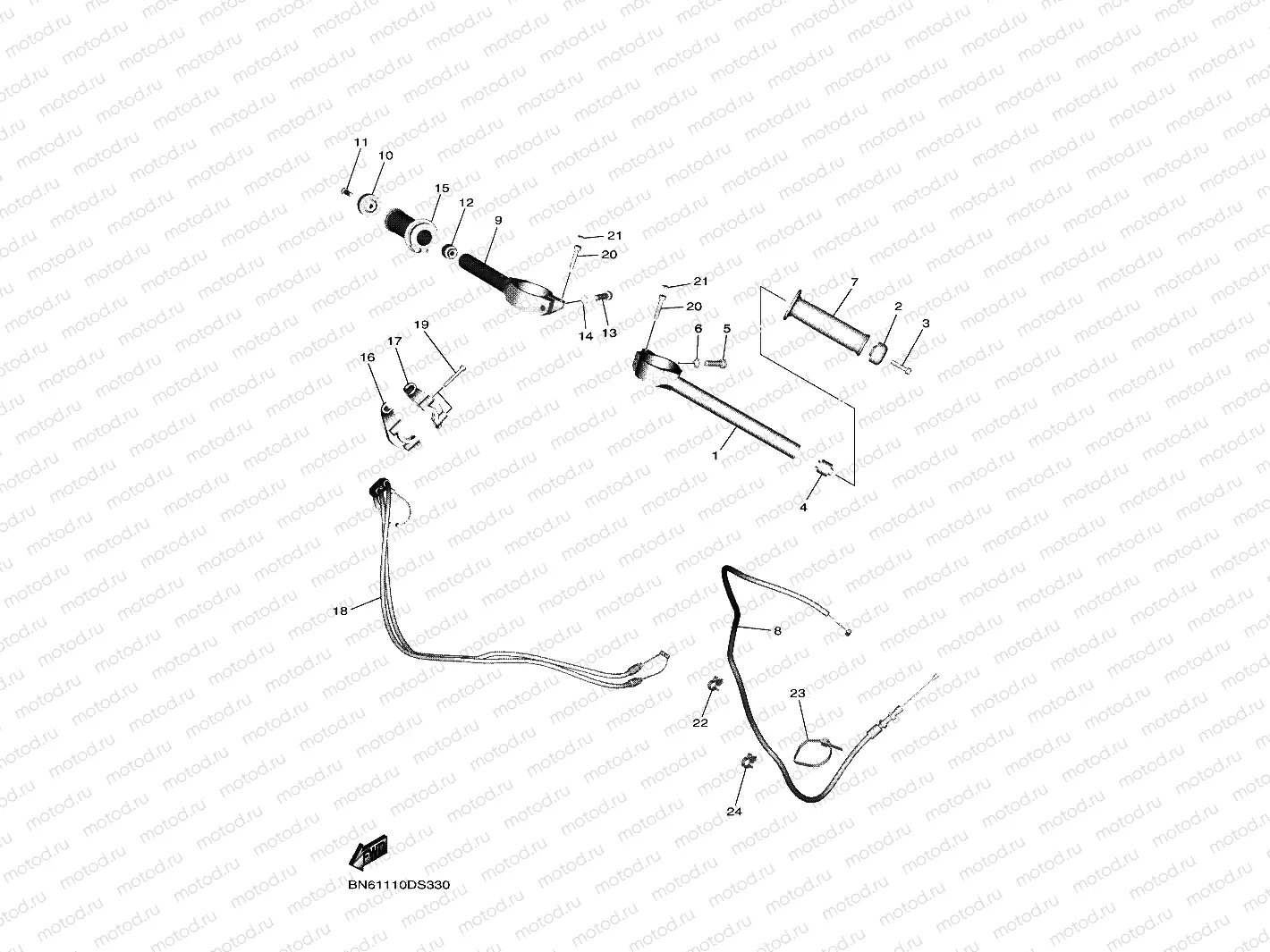 STEERING HANDLE & CABLE