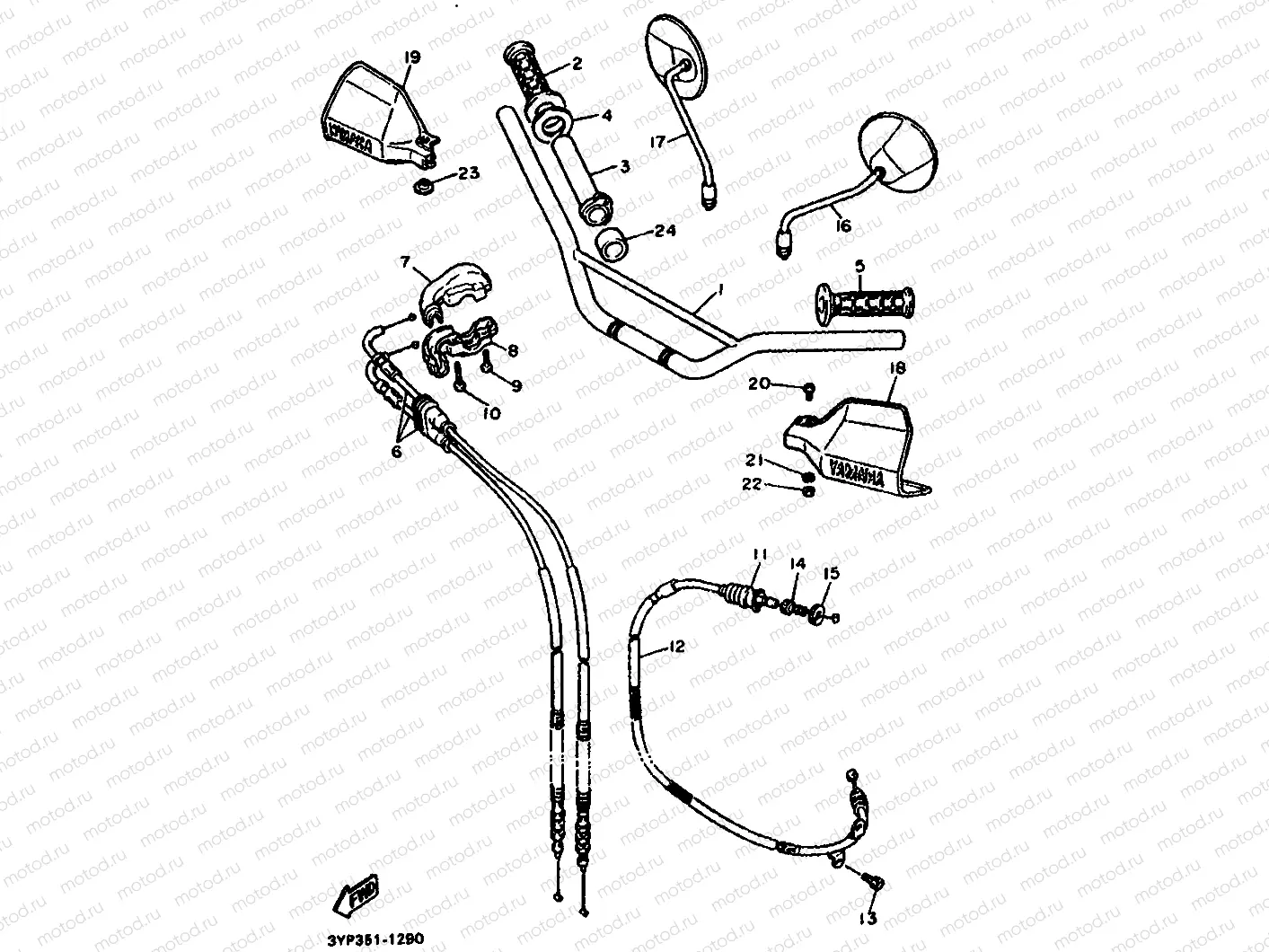 STEERING HANDLE & CABLE