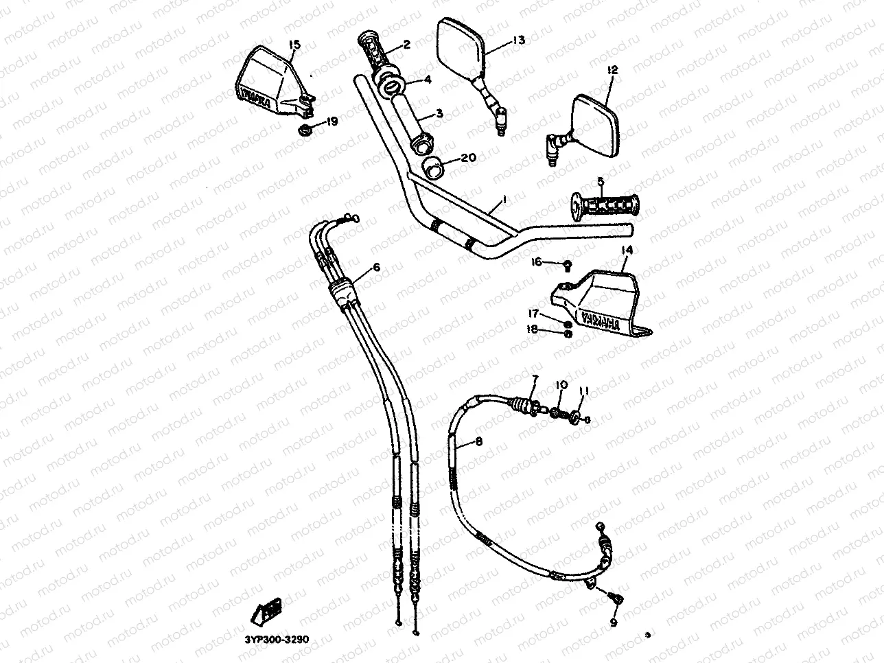 STEERING HANDLE & CABLE