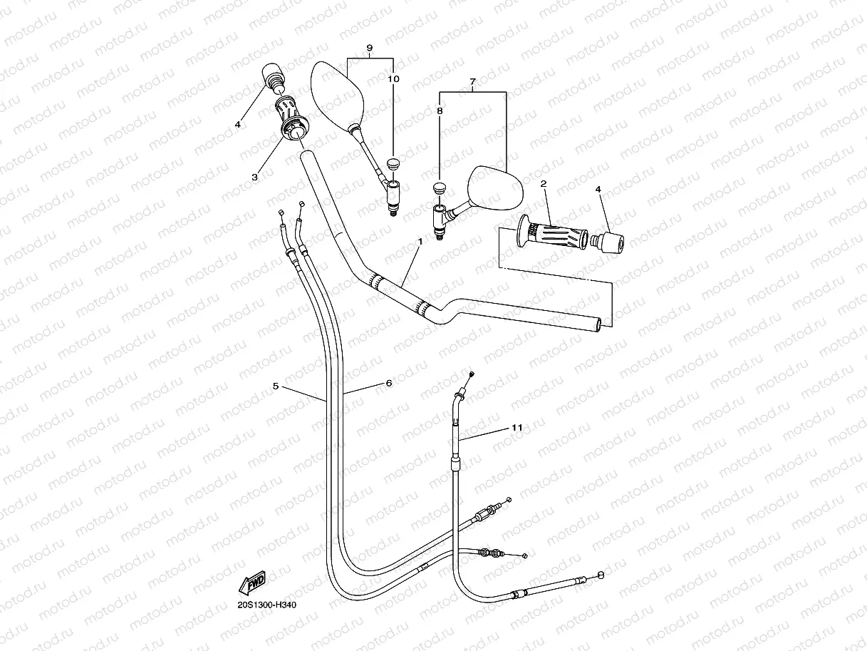 STEERING HANDLE & CABLE