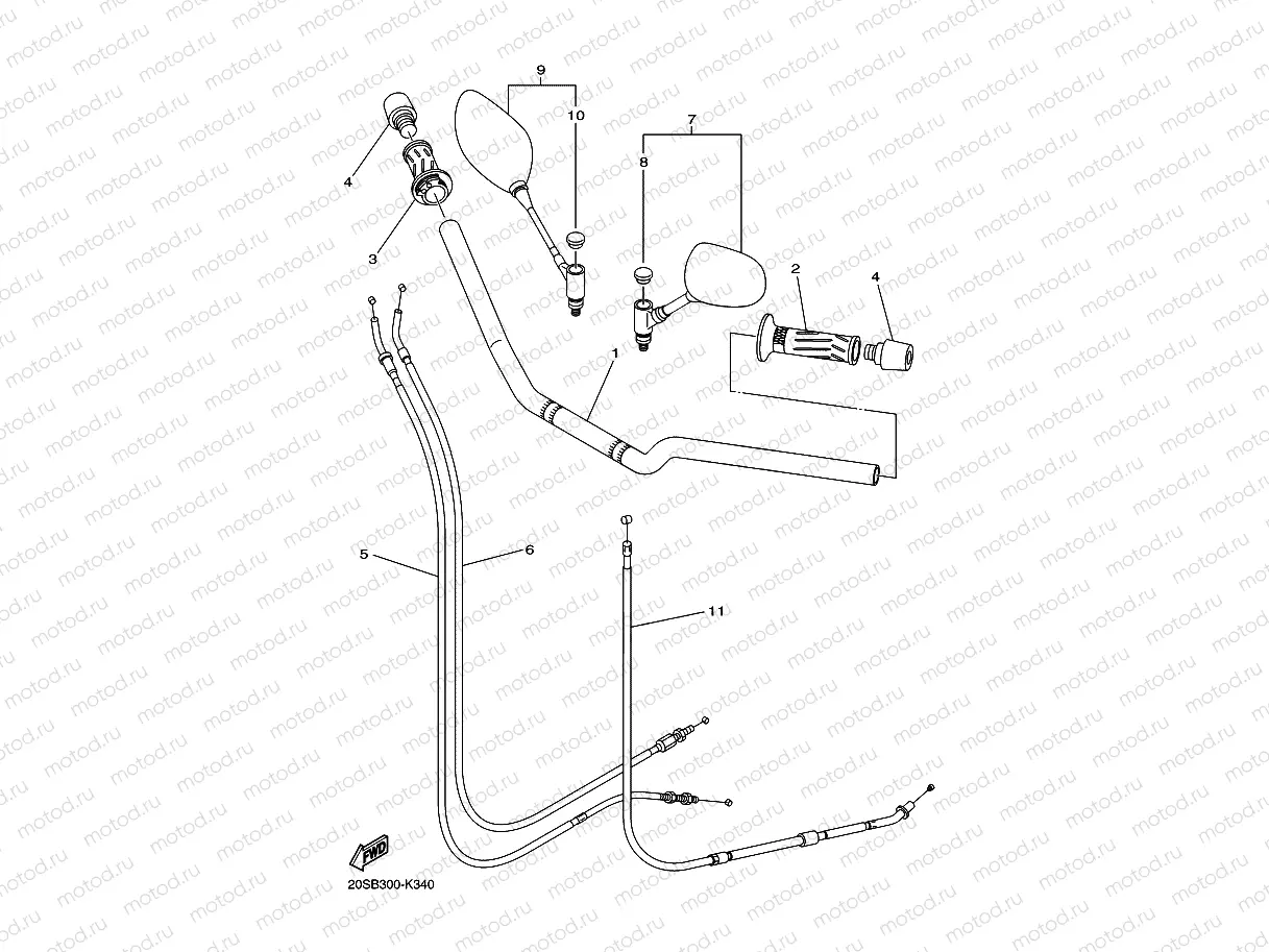 STEERING HANDLE & CABLE