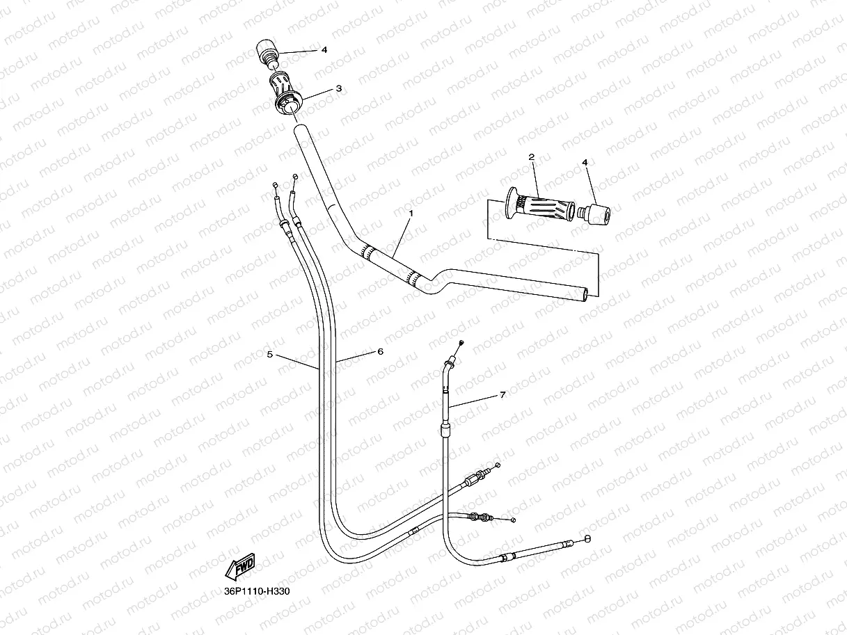 STEERING HANDLE & CABLE