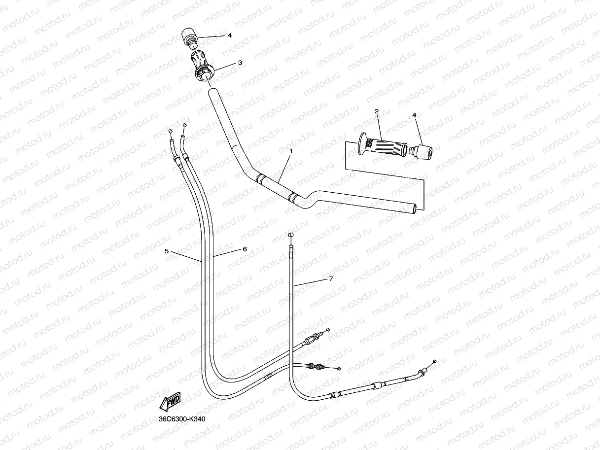 STEERING HANDLE & CABLE