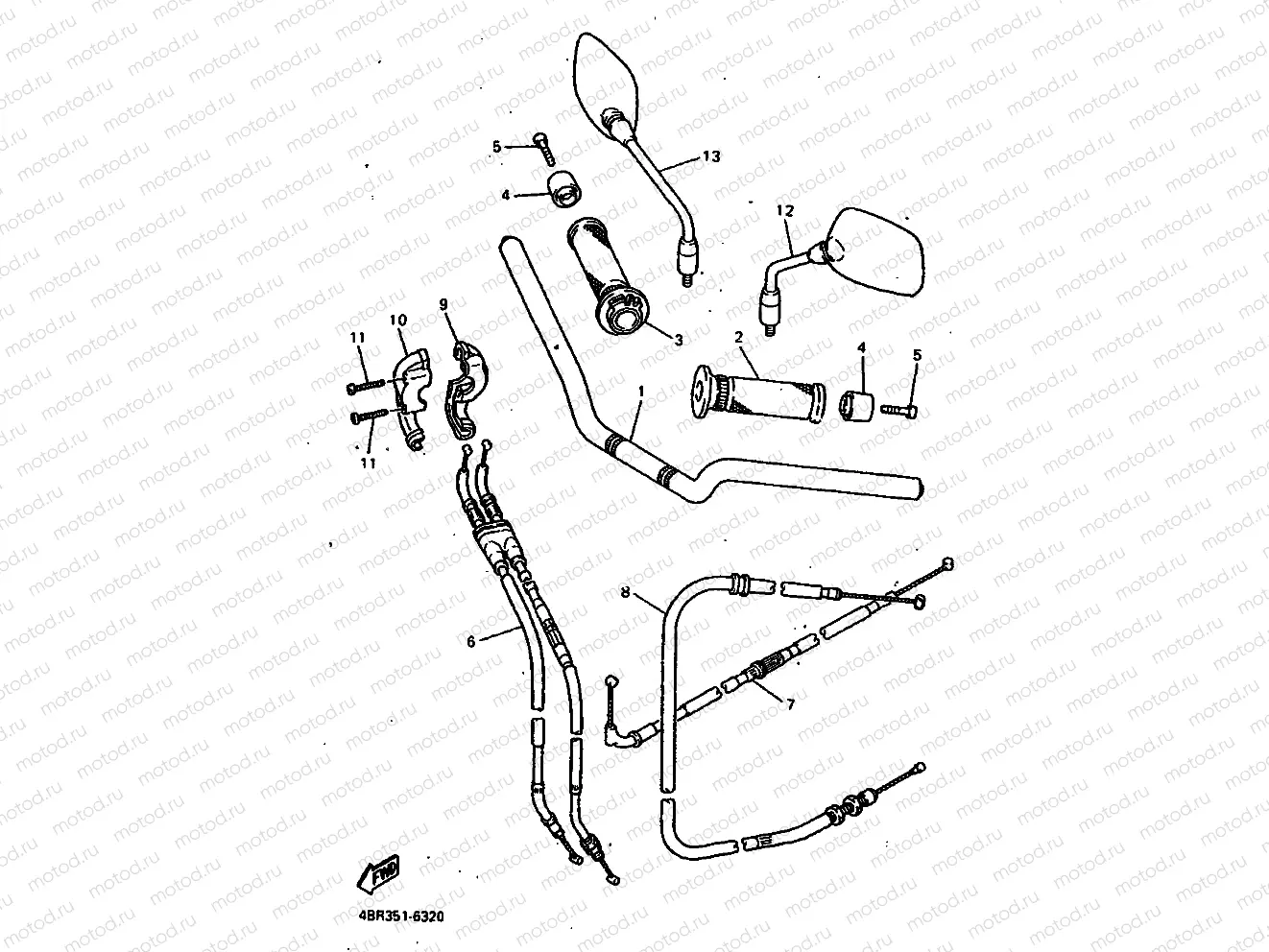 STEERING HANDLE & CABLE