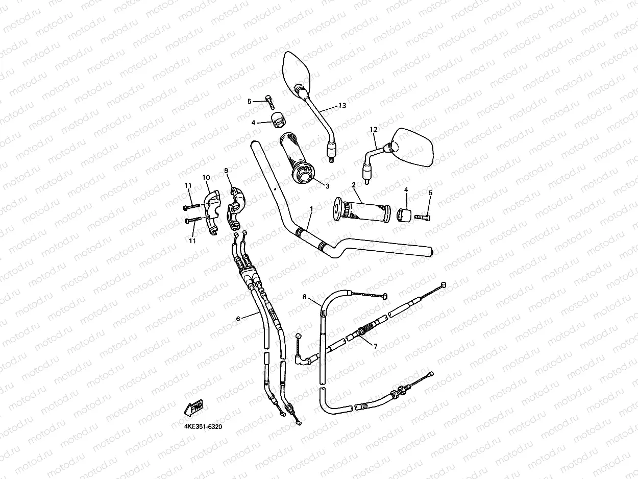 STEERING HANDLE & CABLE
