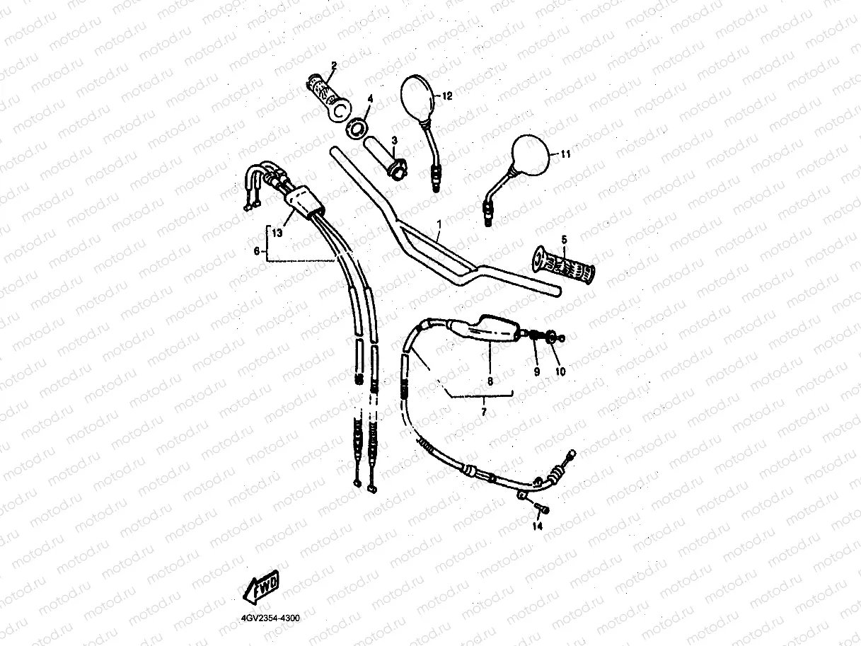 STEERING HANDLE & CABLE