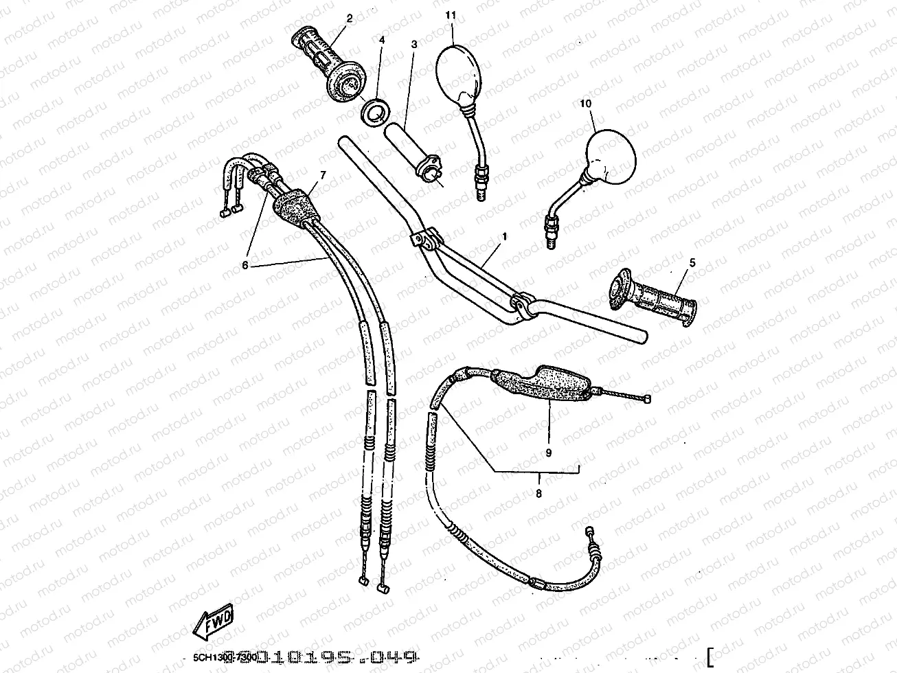 STEERING HANDLE & CABLE