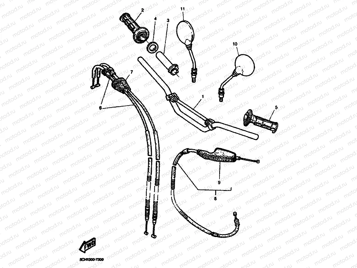 STEERING HANDLE & CABLE