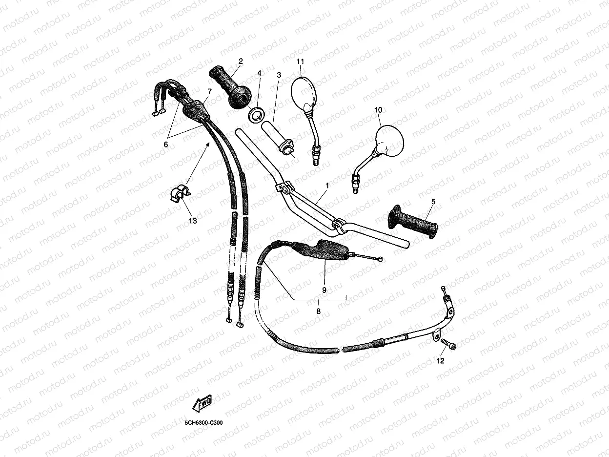 STEERING HANDLE & CABLE