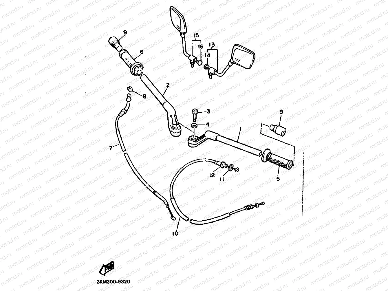 STEERING HANDLE & CABLE