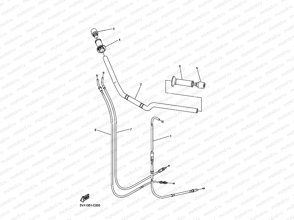 STEERING HANDLE & CABLE