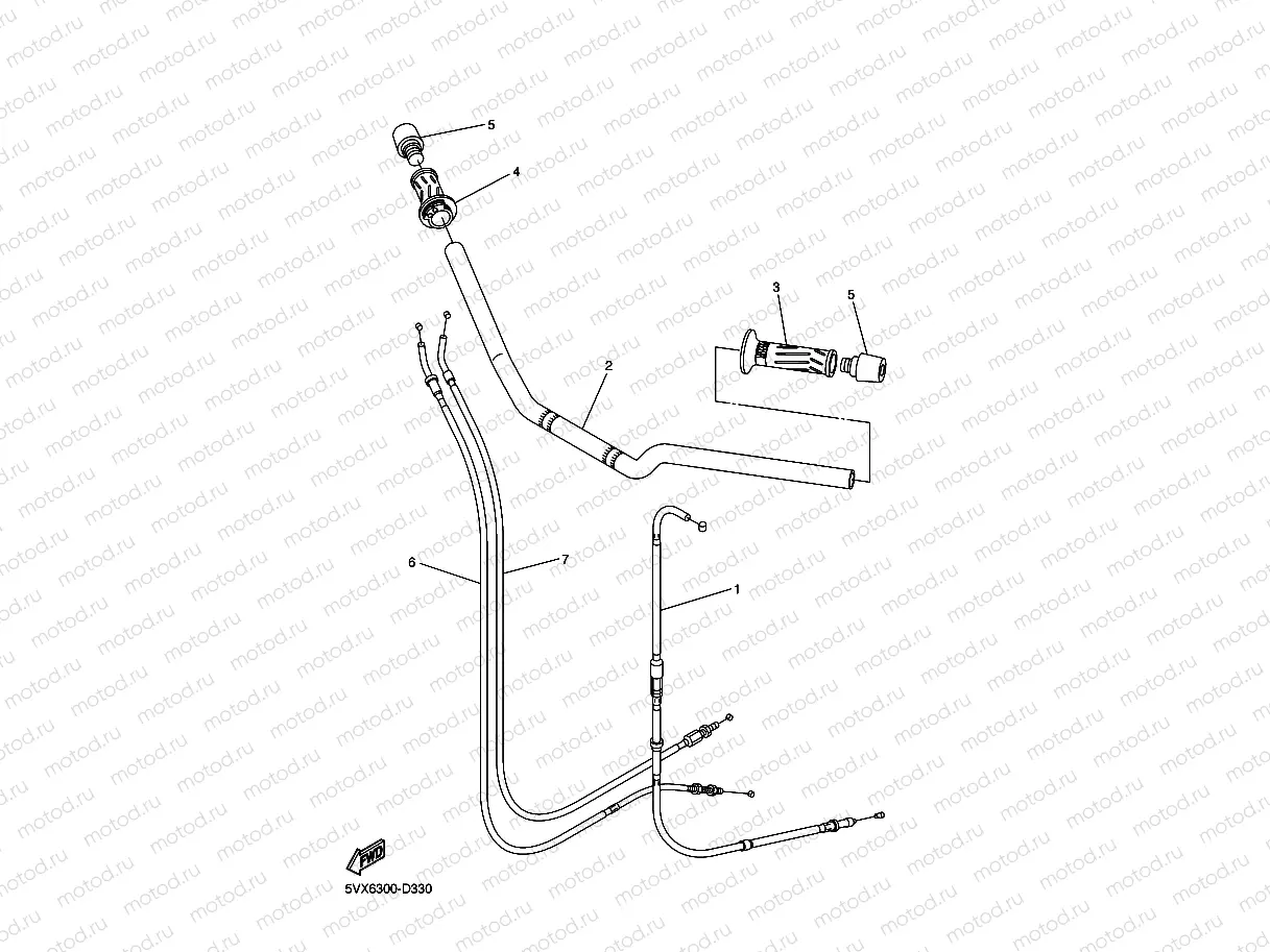 STEERING HANDLE & CABLE