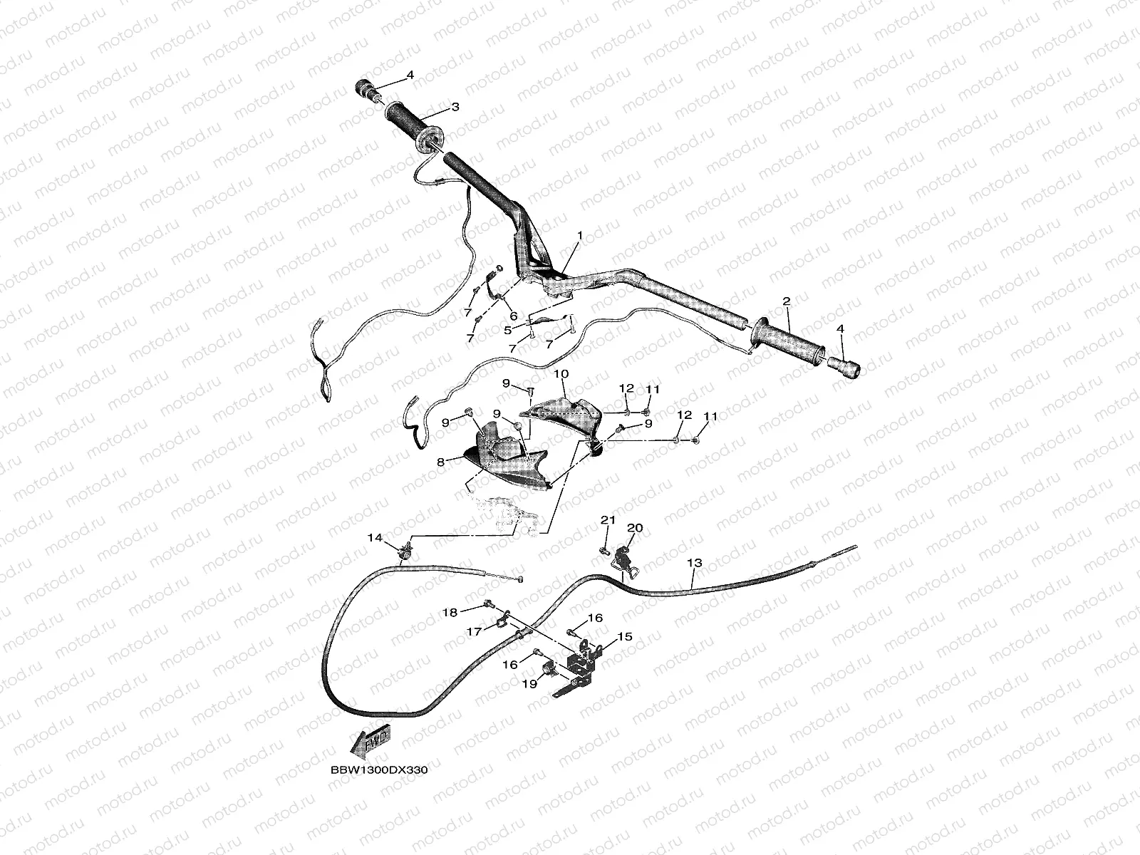 STEERING HANDLE & CABLE