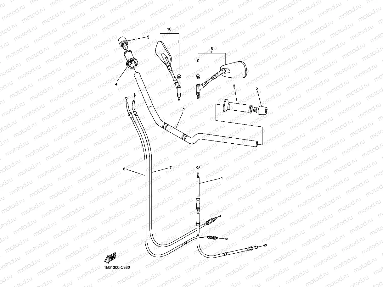 STEERING HANDLE & CABLE
