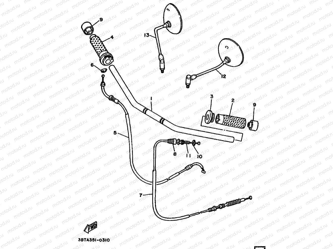 STEERING HANDLE & CABLE
