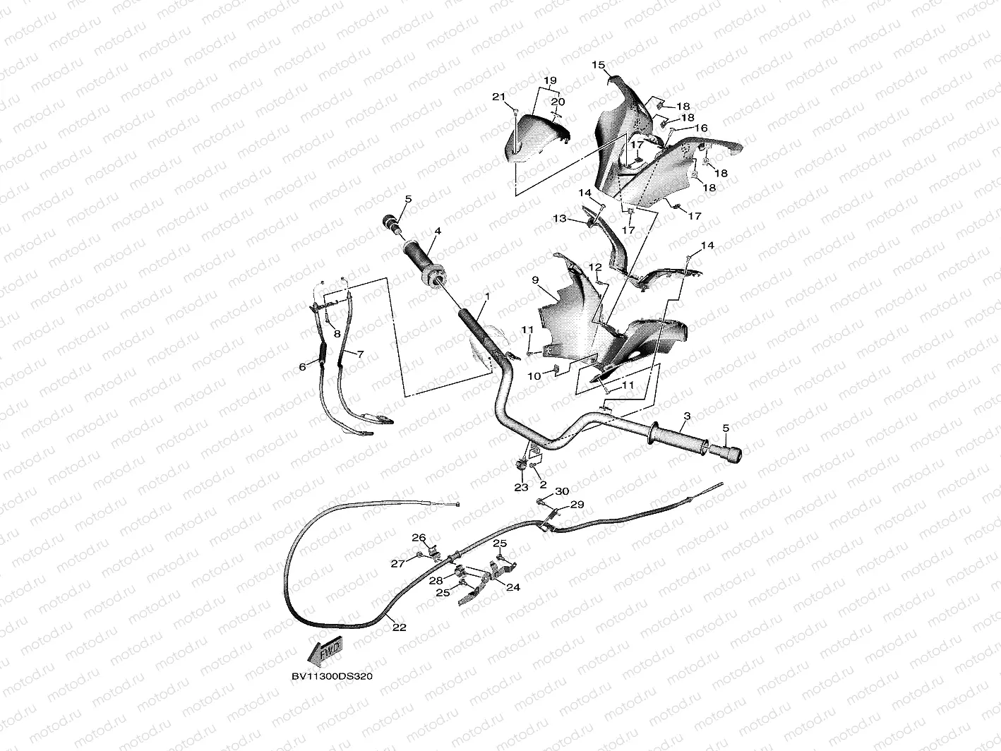 STEERING HANDLE & CABLE