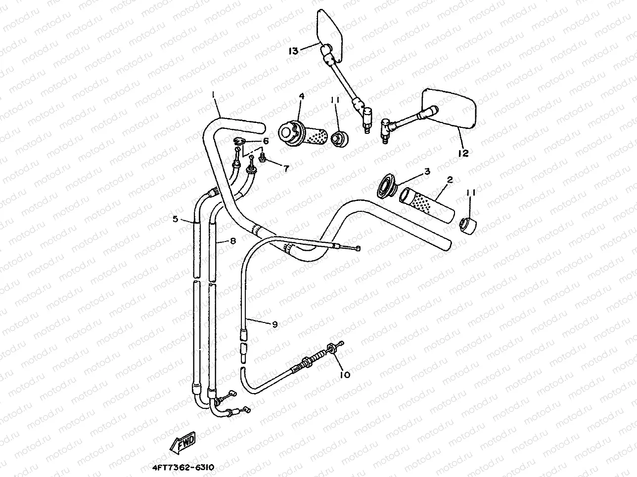 STEERING HANDLE & CABLE