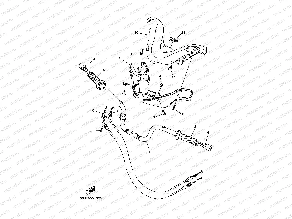 STEERING HANDLE & CABLE
