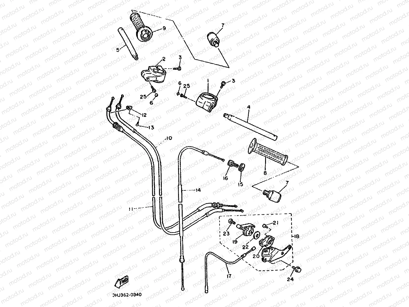 STEERING HANDLE & CABLE