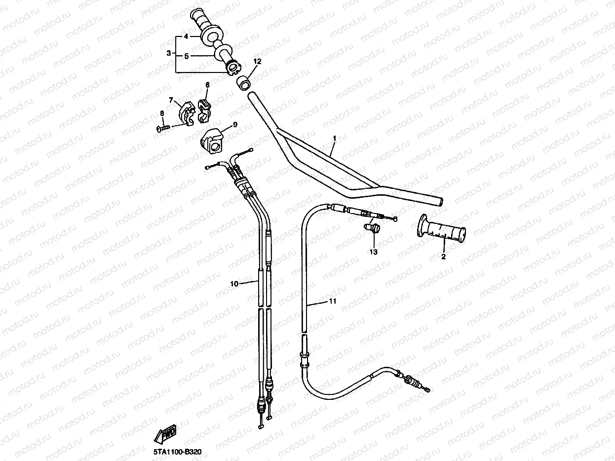 STEERING HANDLE & CABLE