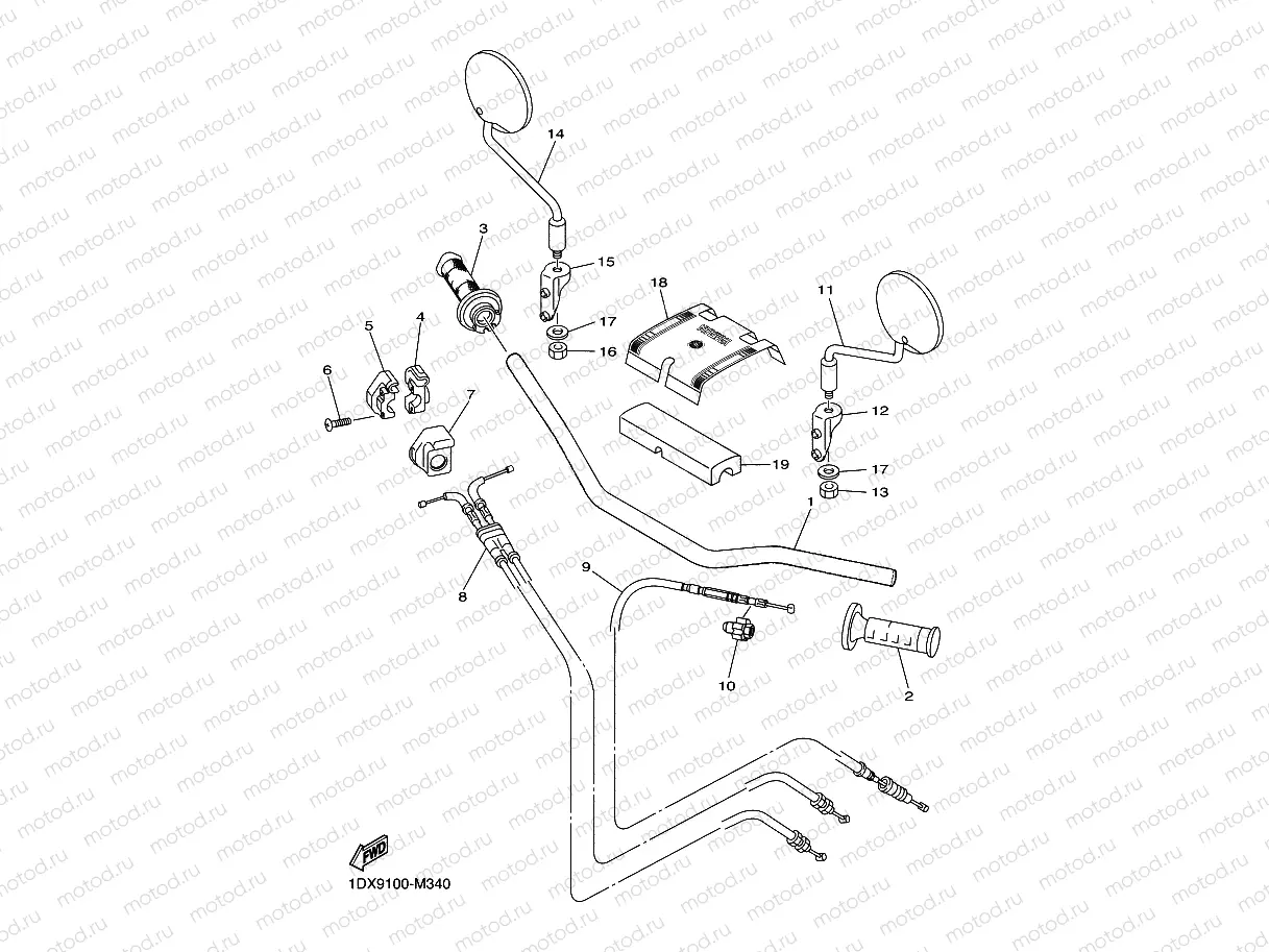 STEERING HANDLE & CABLE