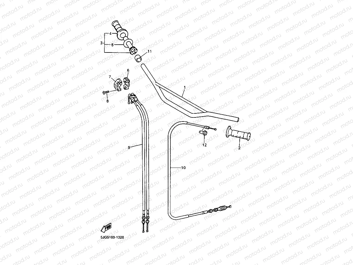STEERING HANDLE & CABLE