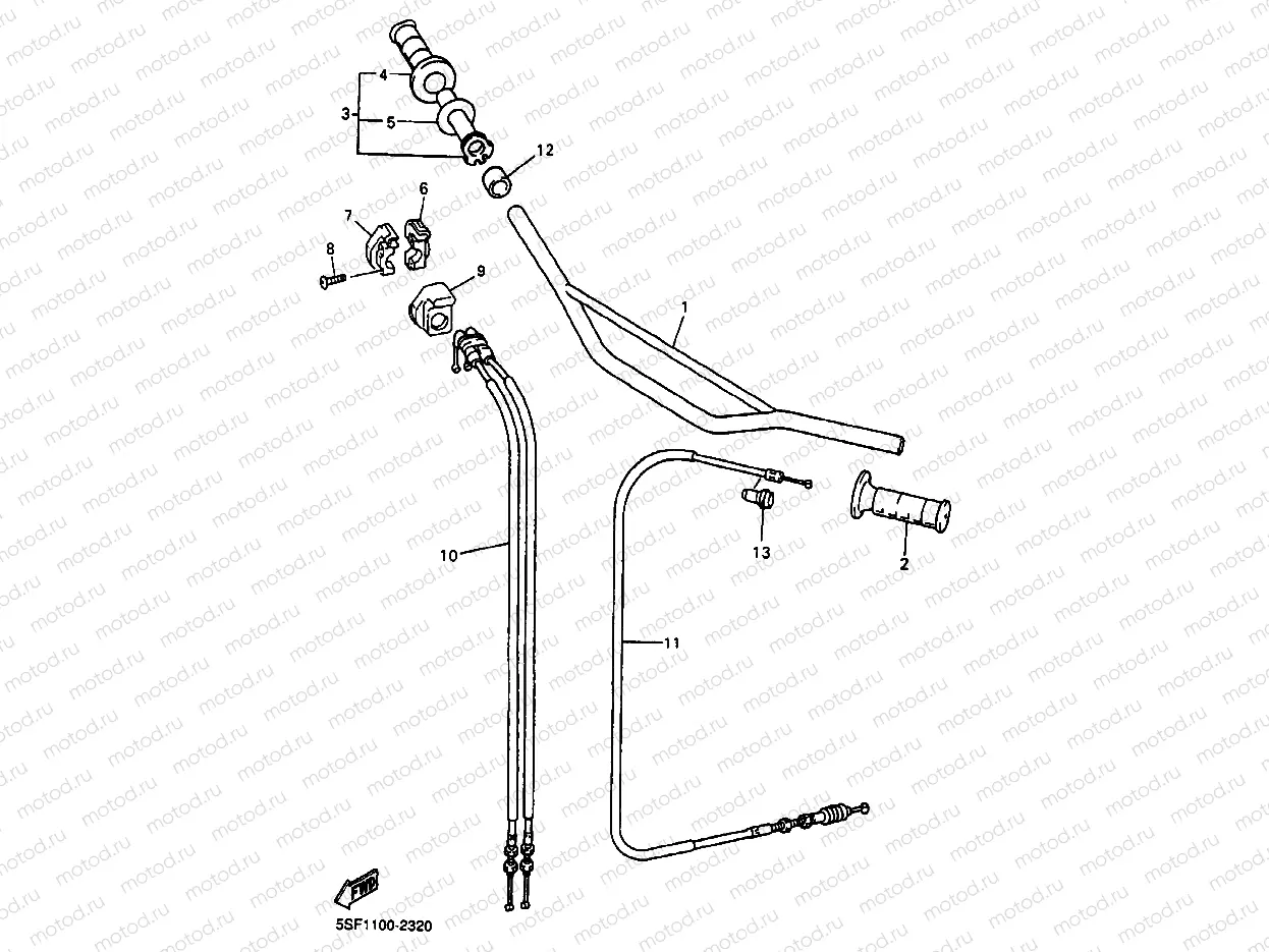 STEERING HANDLE & CABLE