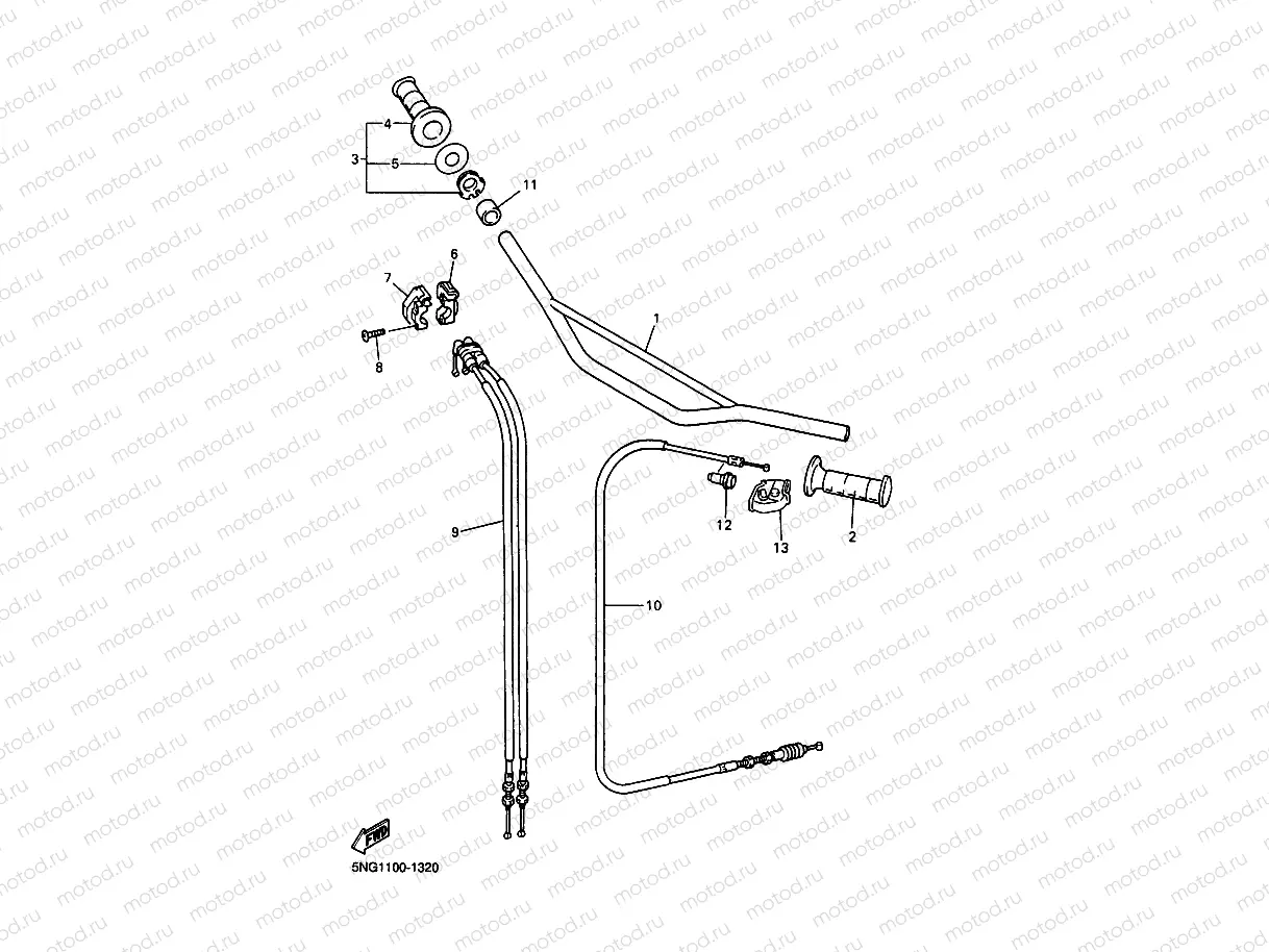 STEERING HANDLE & CABLE