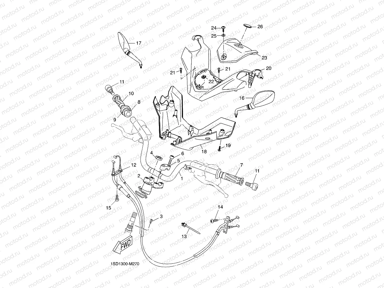 STEERING HANDLE & CABLE