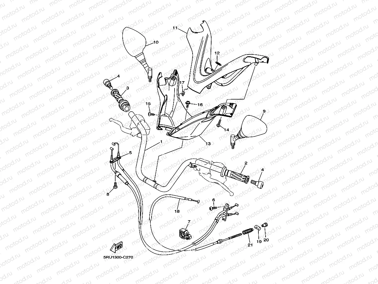 STEERING HANDLE & CABLE