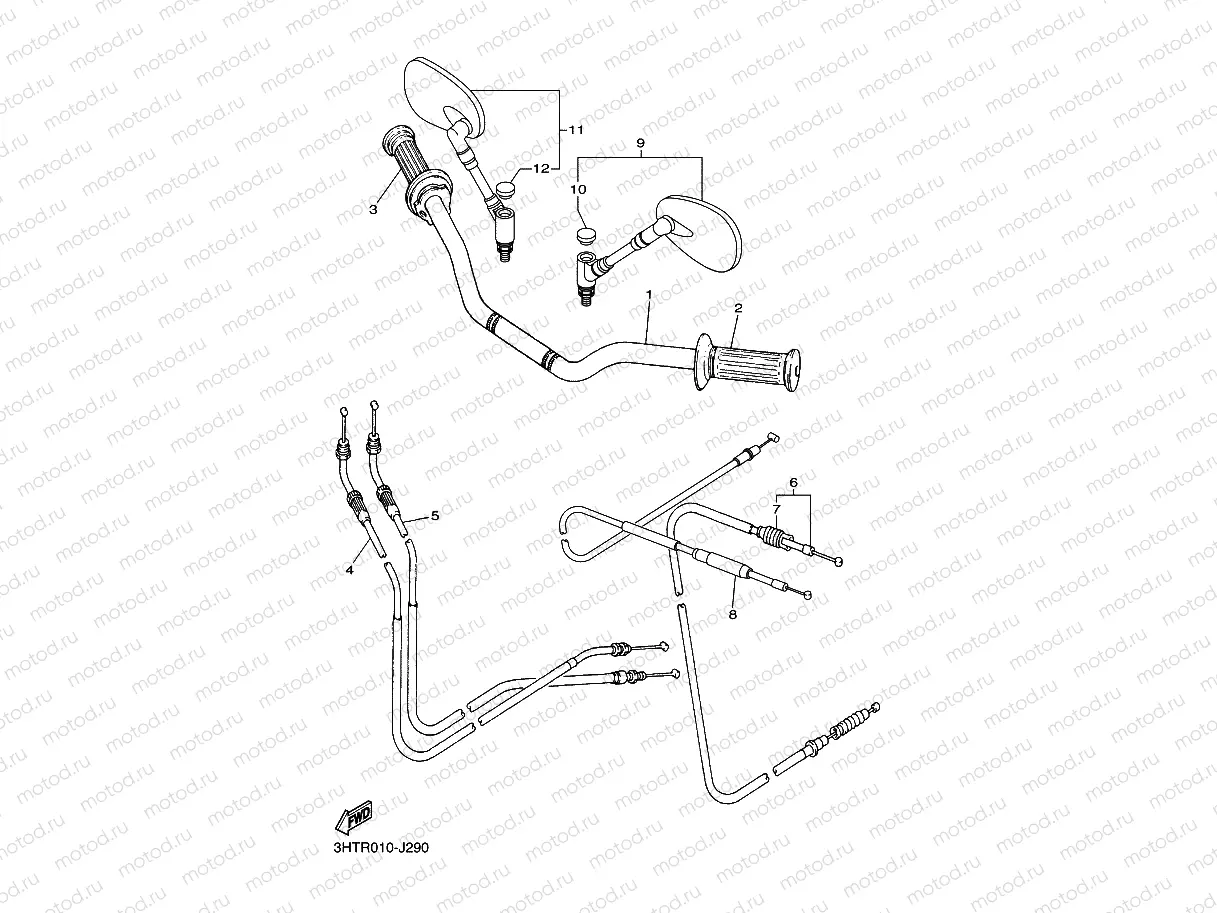 STEERING HANDLE & CABLE