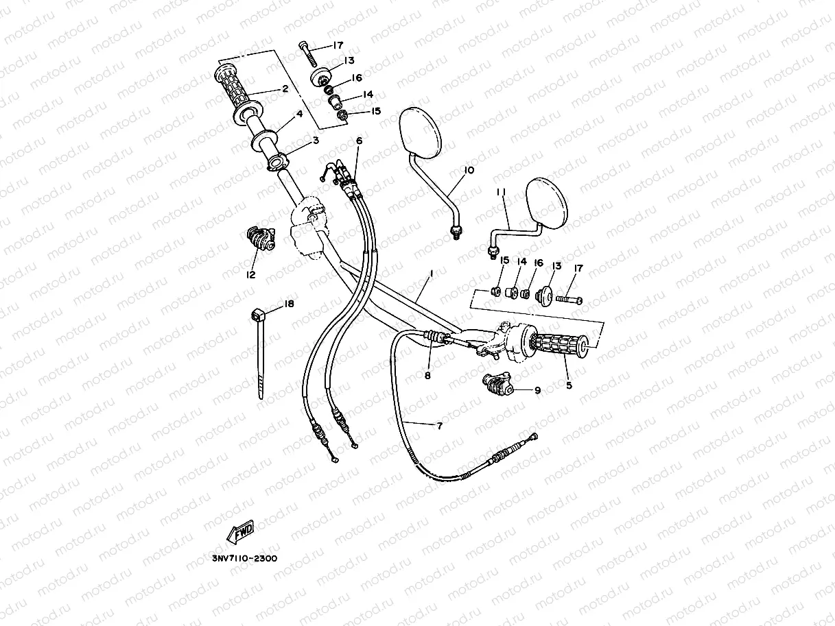 STEERING HANDLE & CABLE