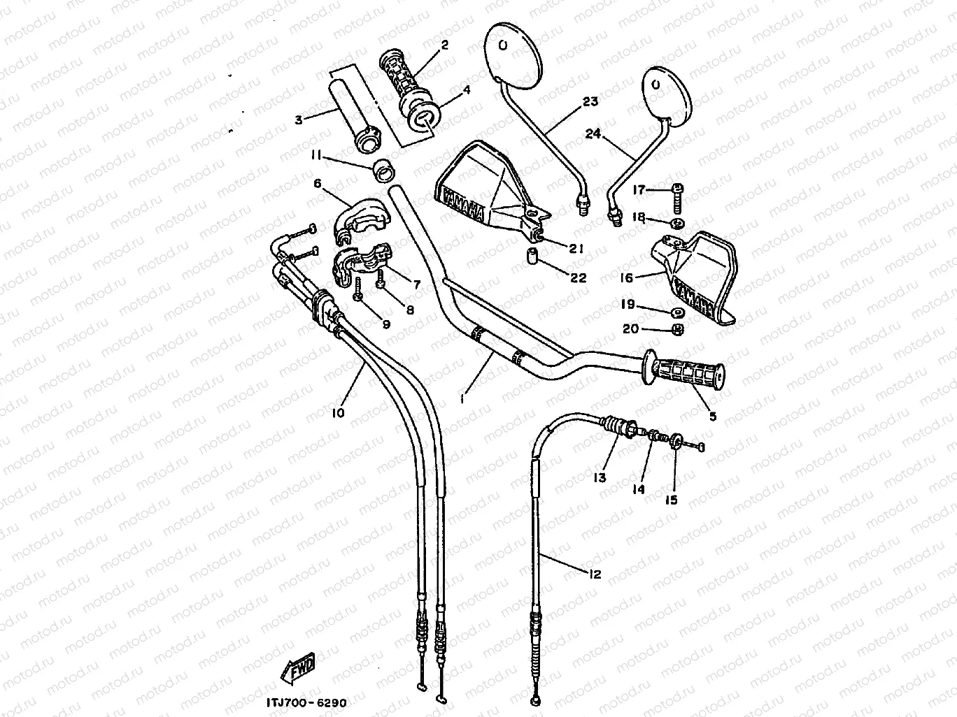 STEERING HANDLE & CABLE