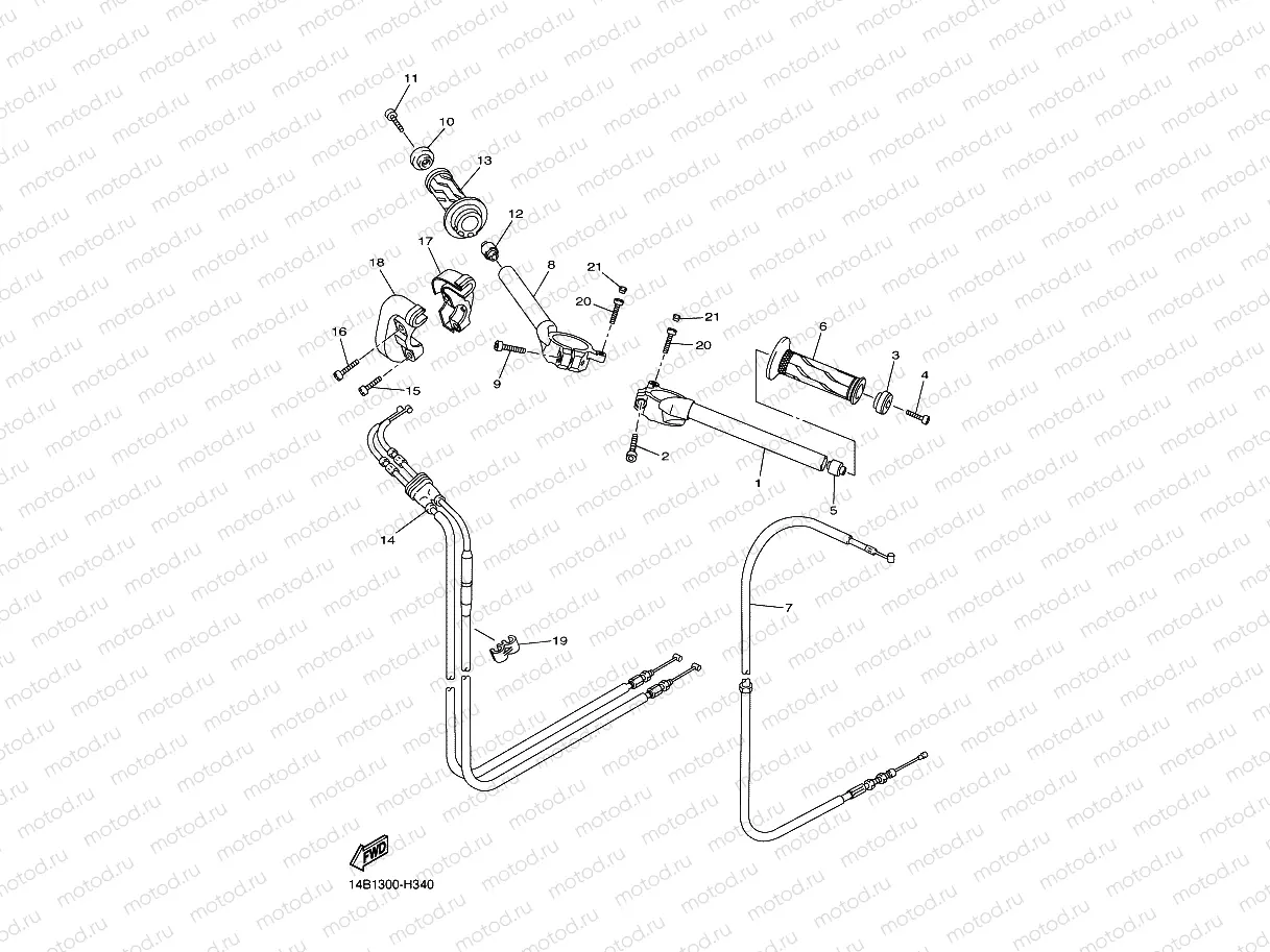 STEERING HANDLE & CABLE